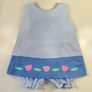 Funtasia Too Seersucker Tulip Dress 24M